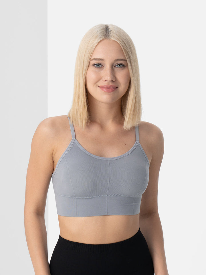Women's Cotton Lightly Padded Wire Free Sports, Full-Coverage Bra Pack of 1,(Size 28 To 34) Free size